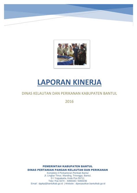 PDF LAPORAN KINERJA Dinas Pertanian Pangan Daerah Kabupaten