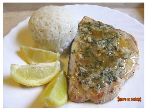 Steaks D Espadon Au Citron Et L Ail Poisson Recette Steaks D