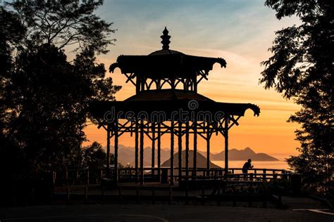 Beautiful Viewpoint Vista Chinese in Rio De Janeiro Stock Image - Image ...