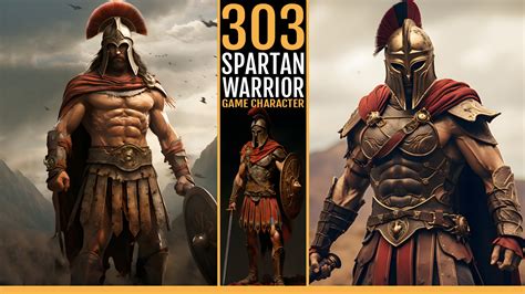 ArtStation - 303 Spartan Warrior Game Character | Artworks