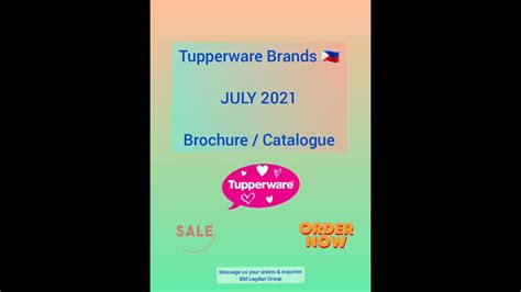 Tupperware July Brochure 2021 Youtube