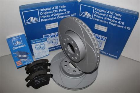 ATE Powerdisc Bremsscheiben Ceramic Beläge Hinterachse HA für AUDI