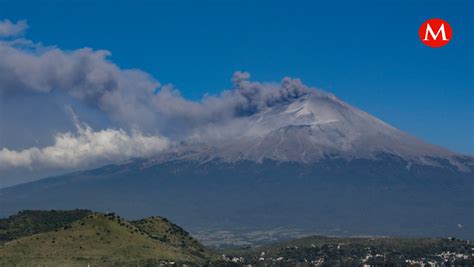 Actividad registrada por volcán Popocatépetl HOY 25 de septiembre 2023