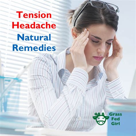 Natural Tension Headache Remedies