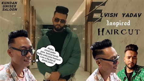 Elvish Yadav Jaisa Haircut Kardo Mai Apka Vlogs Dekh K Aaya Haircut