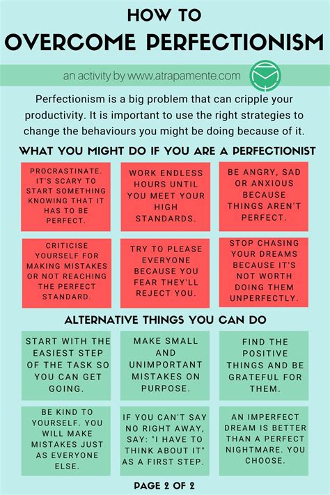 Perfectionism Is A Common Problem That Can Affect Very Different Areas