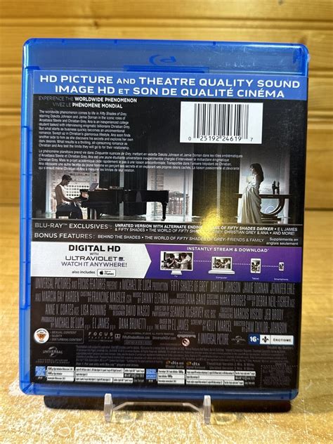 Fifty Shades Of Grey Blu Ray DVD 2015 2 Disc Set Canadian