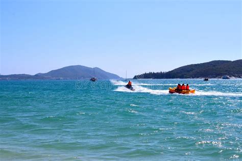 Scenery of Sanya Bay, Hainan Island Editorial Image - Image of ...