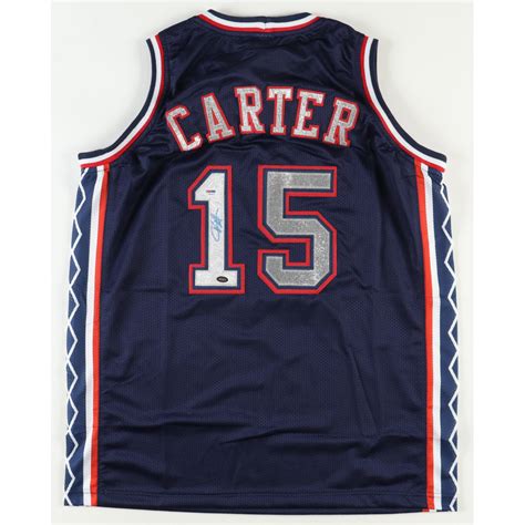 Vince Carter Signed Jersey (PSA & Mounted Memories) | Pristine Auction