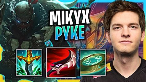 MIKYX DESTROYING WITH PYKE G2 Mikyx Plays Pyke Support Vs Senna