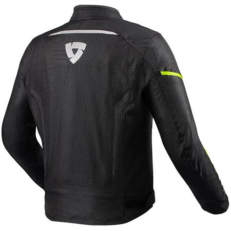 Rev It Sprint H2O Textile Jacket Black Neon Yellow FREE UK DELIVERY