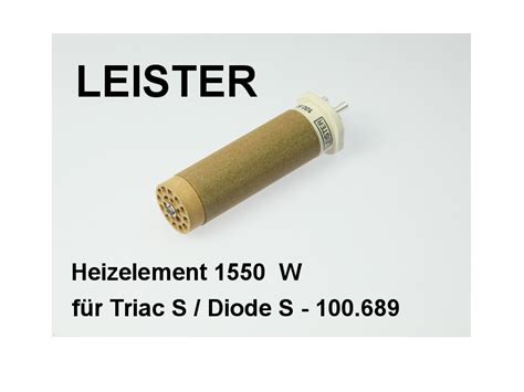 Leister Heizelement F R Triac S Heissluftschweissgereat At