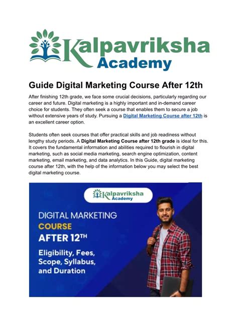 Ppt Guide Digital Marketing Course After Th Powerpoint Presentation