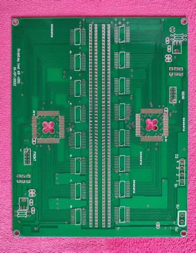 Fr Green Double Sided Pth Pcb Two Layers Min Hole Size Mm At