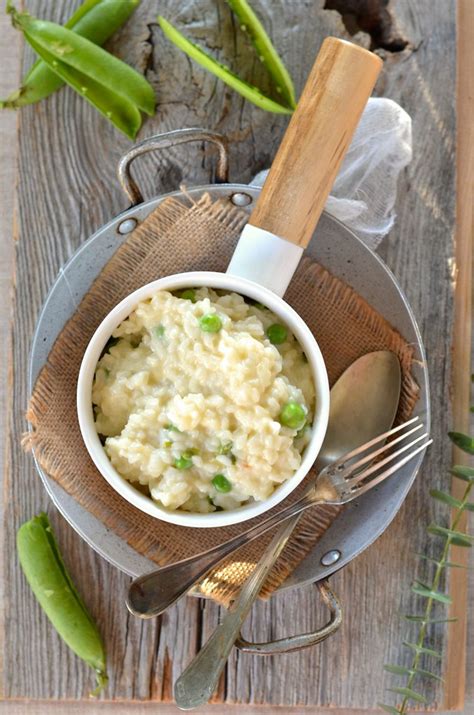 Risotto Feta Et Petits Pois Recette Tangerine Zest