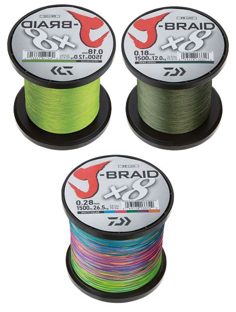 Daiwa J Braid X8 1500 Meter Spinnprofi