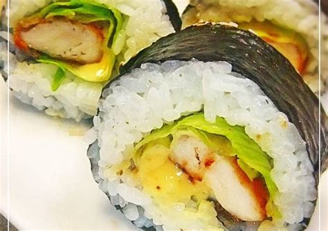 Chicken Tender Teriyaki Sushi Rolls Recipe by cookpad.japan - Cookpad