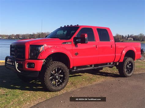 2014 Ford F - 350 Diesel Lifted 4x4 F350 Power Stroke Custom Black ...