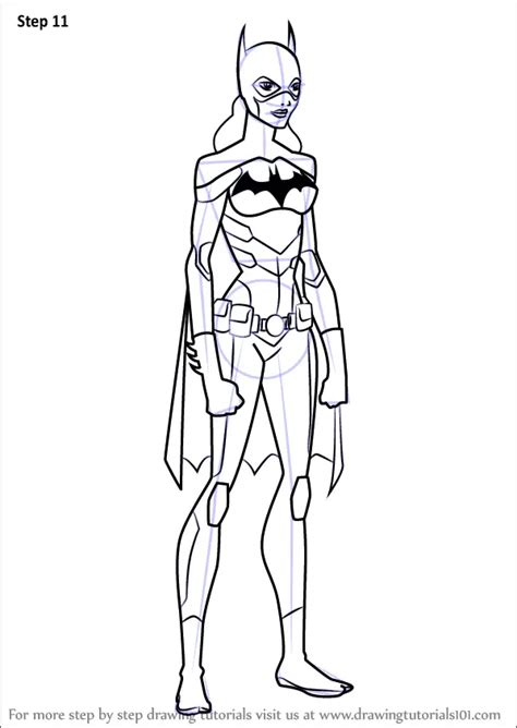 Learn How To Draw Batgirl From Young Justice Young Justice Step By