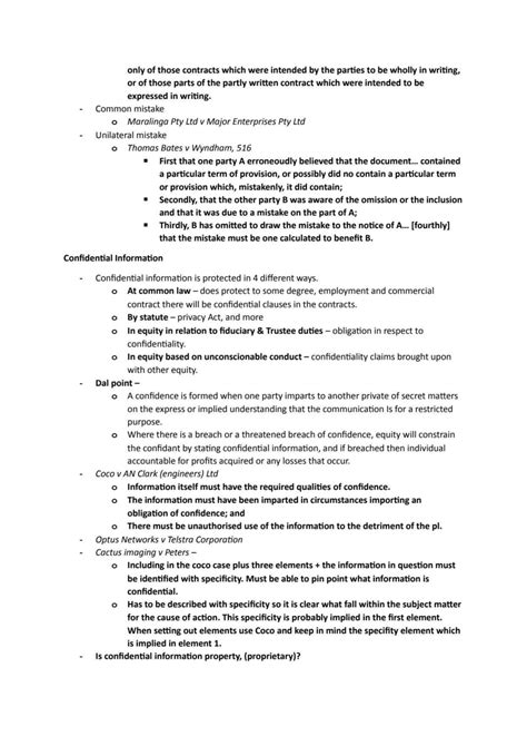 Principles of Equity Notes | LAWS2003 - Principles of Equity - Curtin ...