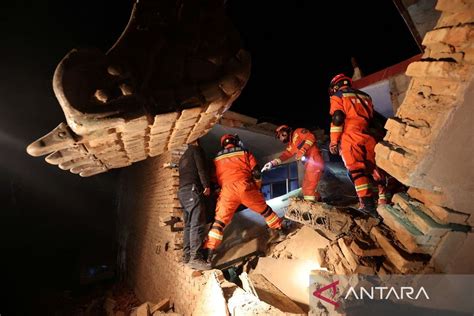 China Kerahkan Tim Kerja Ke Provinsi Gansu Yang Dilanda Gempa Antara News