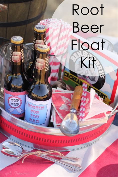 Root Beer Float Kit For Fathers Day And Free Printable Labels Girl