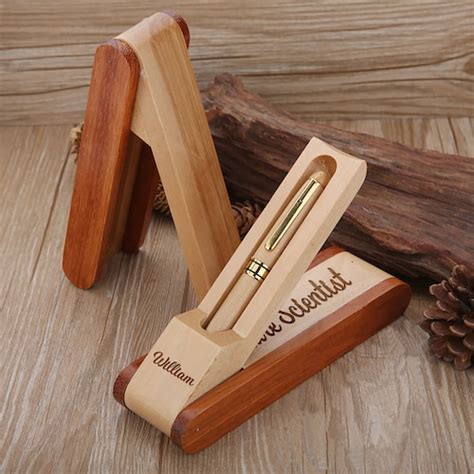 Personalised Pen Engraved Natural Wooden Ballpoint Pen With Etsy Uk