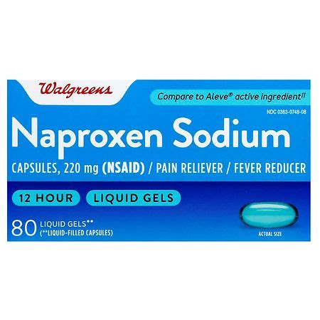 Walgreens Naproxen Sodium Upc Barcode Upcitemdb