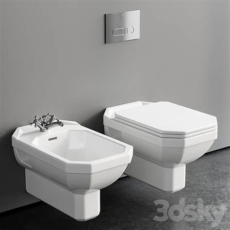 Duravit Series Wall Hung Wc Toilet And Bidet D Model