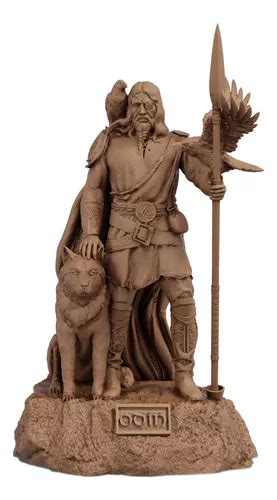 Est Tua De Odin Deus N Rdico Valhalla Estatueta Imagem Cor Cor