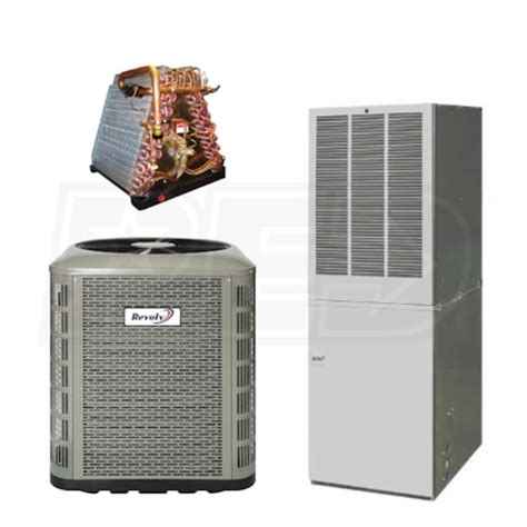 Revolv Ton SEER2 15KW Mobile Home Air Conditioner Electric Furnace With