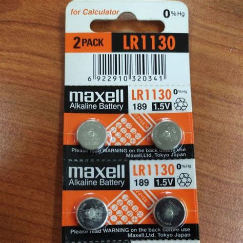 Maxell Lr V Alkaline Battery Pcs Shopee Malaysia