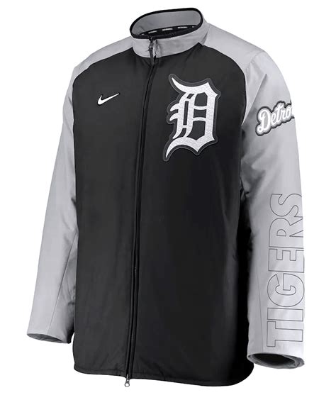 Blackgray Detroit Tigers Dugout Performance Jacket Jackets Creator