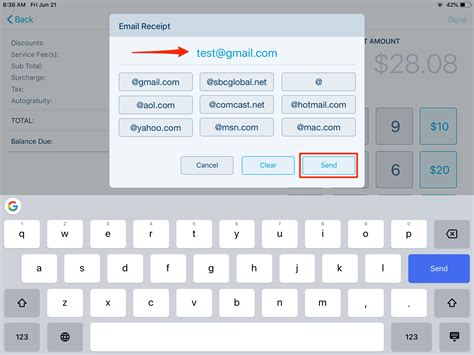 How To Email A Receipt at Joseph Mccauley blog