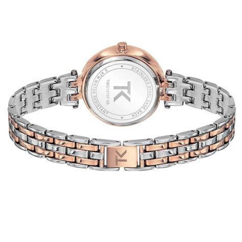 Montre Trendy Kiss Tmrg Bo Tier Acier Dor Rose Bracelet