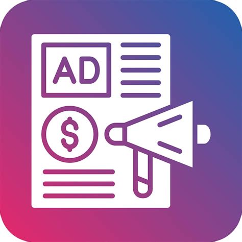 Premium Vector Vector Design Paid Social Advertising Icon Style