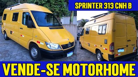 CNH B MOTORHOME SPRINTER 313 FANTÁSTICO À VENDA CASA PRONTA PARA VIAJAR