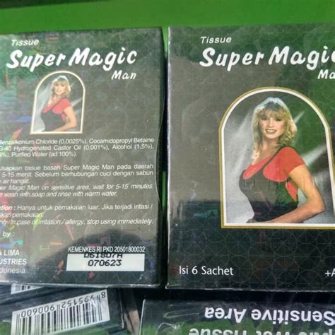 Super Magic Tissue Original Jual Tissue Tisu Tisue Super Magic Man