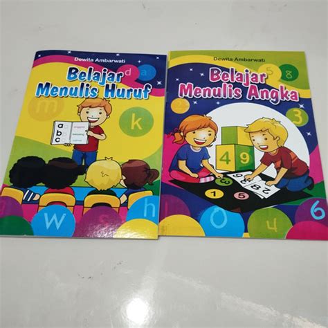 Promo Buku Anak Belajar Menulis Huruf dan Menulis Angka Untuk Paud / TK ...