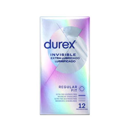 Comprar Durex Invisible Extra Fino Extra Lubricado Preservativos A