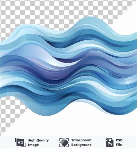 Modelos De Ondas Abstractas Premium S Mbolo Vectorial Ondas Azules