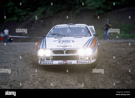 Markku Alen FIN Ilkka Kivimaki FIN Lancia Rally 037 GrB Martini