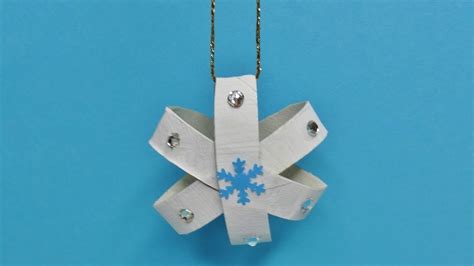 DIY How To Make A Toilet Roll Snowflake Easy Upcycling Last Minute