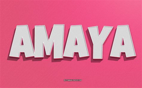 Download Wallpapers Amaya Pink Lines Background Wallpapers With Names