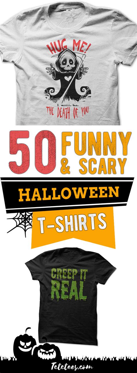 50 Funny & Scary Halloween T-Shirts for Adults & Kids