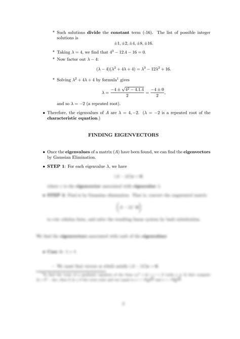 Solution Eigen Values And Eigen Vectors Studypool