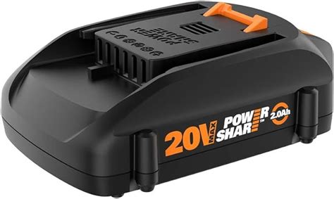 Worx Wa V Lithium Ion Battery Pack Hour Orange And Black