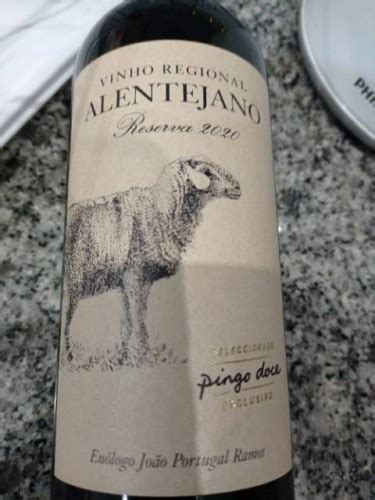 2020 Pingo Doce Reserva Alentejano Tinto Vivino US