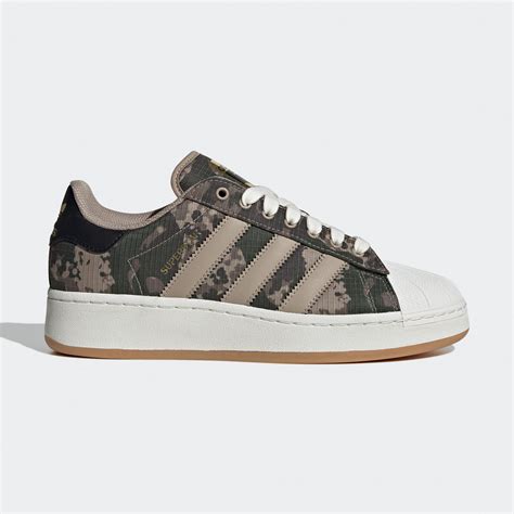 Adidas Originals Superstar Xlg Erkek Haki Beyaz Spor Ayakkab Erkek