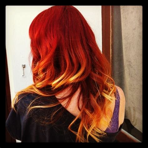 Fire Hair Rote Haare Haarfarben Blond